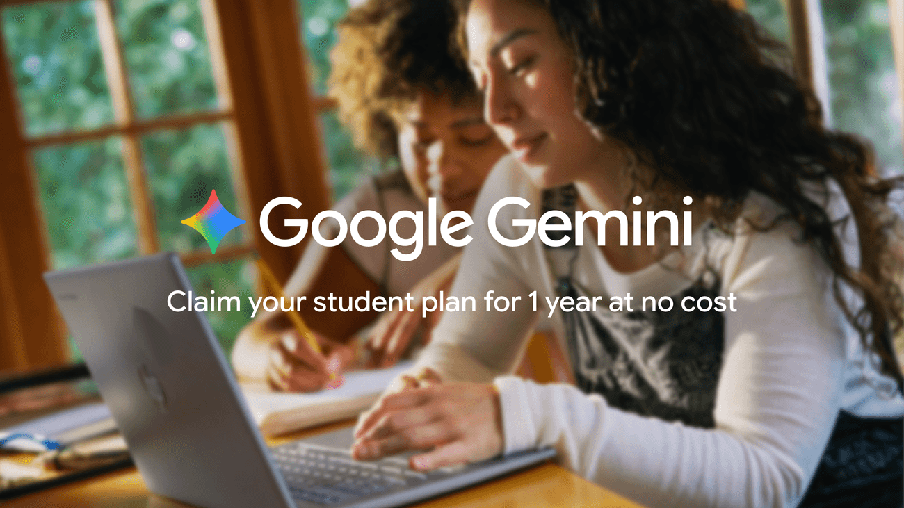 A watercolor illustration of a university desk scattered with textbooks, a glowing blue Gemini crystal orb hovering above, projecting a translucent 3‑D model of a molecule, with a notebook open to handwritten notes; the scene conveys a study environment enhanced by AI without any people, laptops, or cityscapes. No text, no logos.